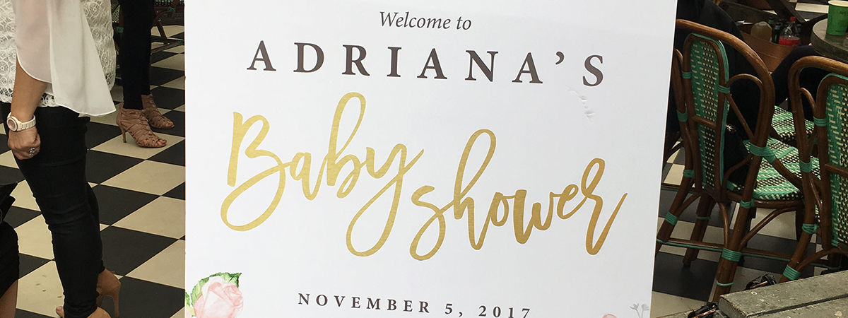 Baby Shower Signs - A1 Foamboard 