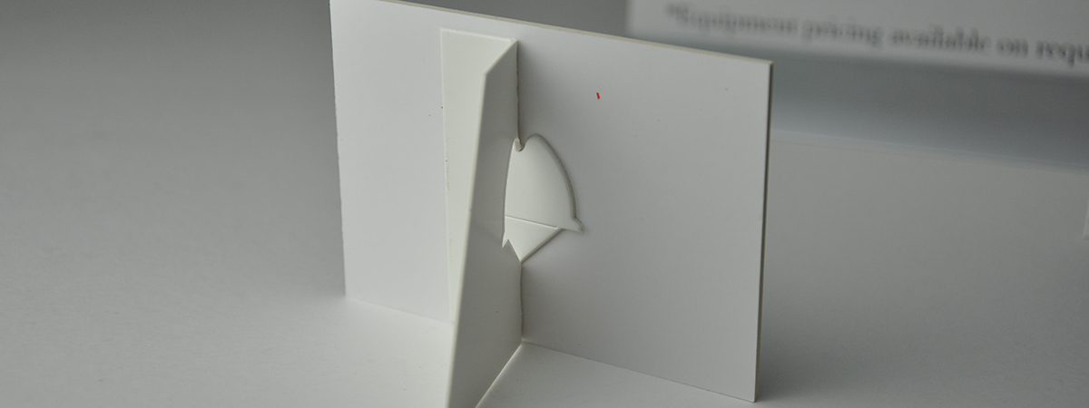 Strut Card Back View Show Card